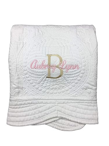 Personalized Baby Quilt Blankets Monogrammed Blankets for Kids