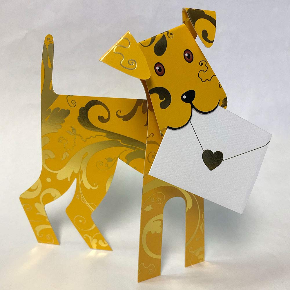 " BINKY " - 3D ANIMAL OPEN GREETING CARD - 017