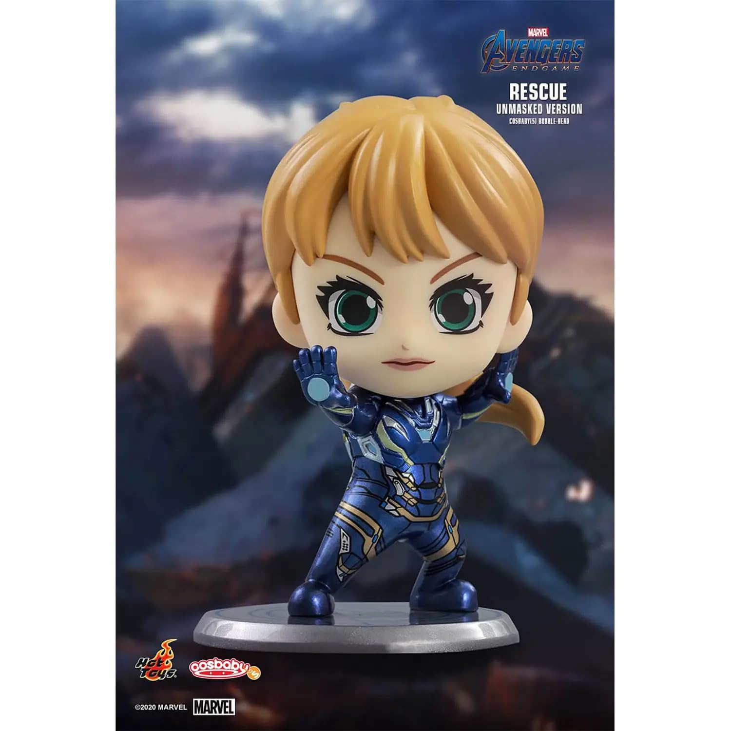 Hot Toys Avengers: Endgame Cosbaby (S) Rescue Figure (Unmasked Version) 10cm