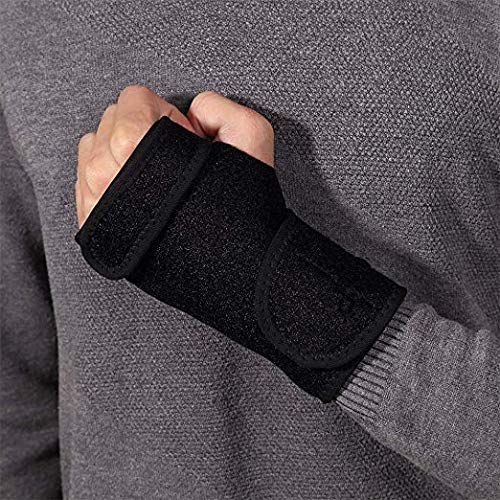 Right Hand Wrist Brace Carpal Tunnel Wrist Support Brace for Men, Women, Tendonitis,Arthritis,Bowling, Sports Injuries Pain Relief-Removable Splint - Adjustable Fits All Size Hands (Right Hand)