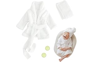 M&G House Newborn Photography Props Bathrobe Outfits Baby Photoshoot Props Robe Girl Baby Photo Prop Outfit Bathrobe