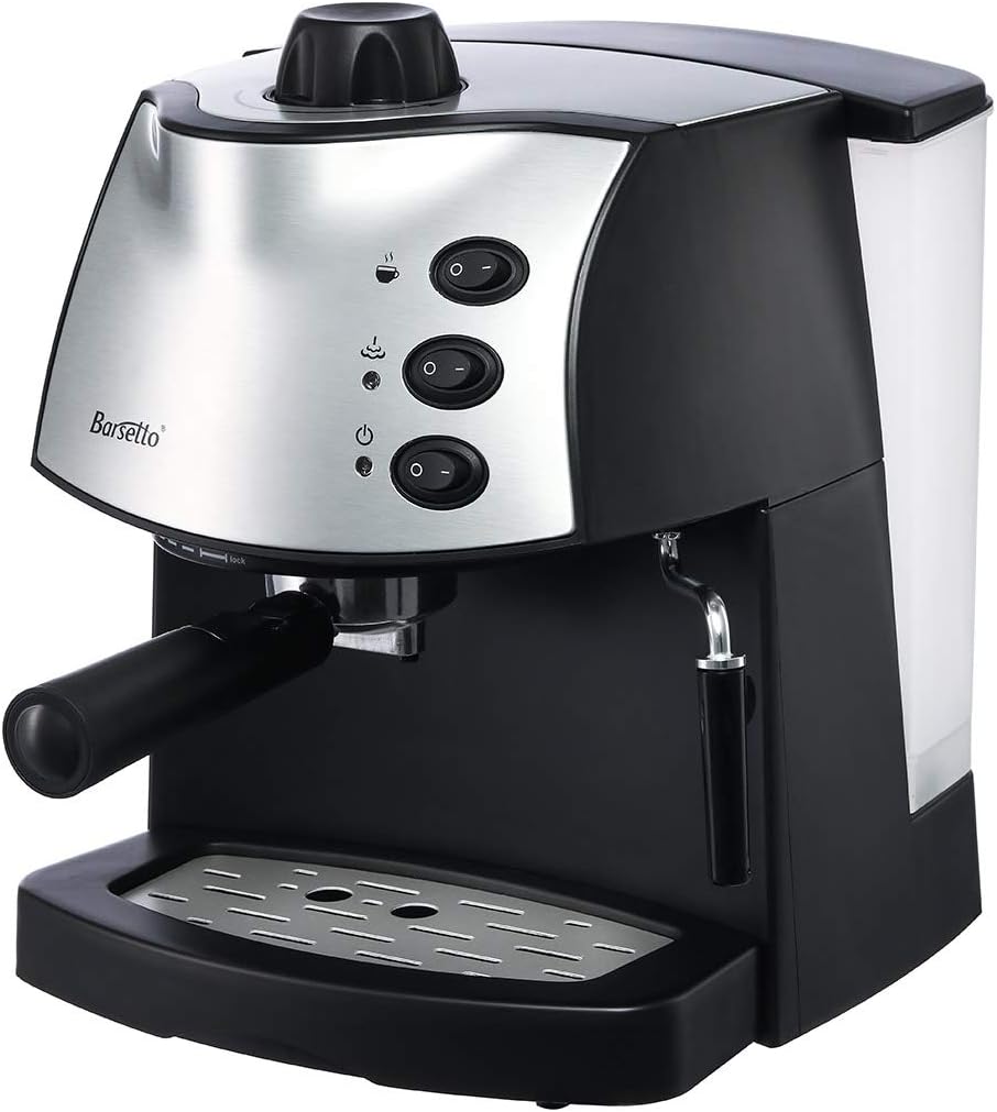 Amazon.de Barsetto Kaffeemaschine & Cappuccino maschine, 15 Bar
