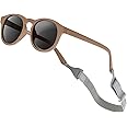 VideMundi Baby Sunglasses with Strap Polarized Flexible UV400 for Infant Toddler Boys Girls Age 0-24 Months