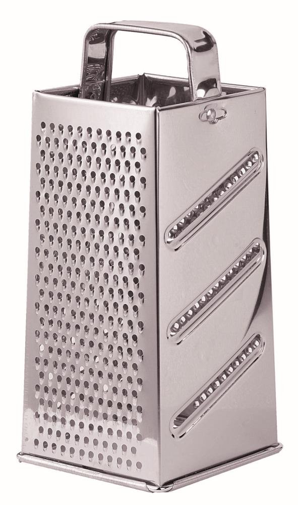 Kelomat 2429-047 Square Grater, Stainless Steel, Silver