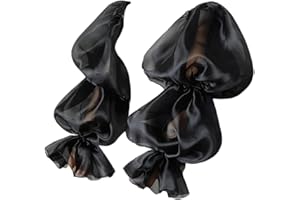 SAQULOPR Detachable Long Sleeves in Satin/Organza/Tulle/Chiffon for Women Wedding Dresses