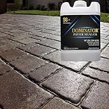 5 Gallon DOMINATOR SG+ High Gloss Paver Sealer and Decorative Concrete (Wet Look) - Solvent Free, Twice The Coverage Rate (up to 2,000 sq ft)