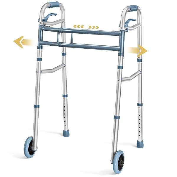 MEDICAL KING WALKERS FOR SENIORS ALUMINUM LIGHTWEIGHT WALKER...