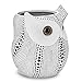 APPS2Car Owl Holder [6 inch Tall] Echo Dot 2nd 1st Generation Speaker, Crafted Dots Owl Case Stand Amazon Alexa Round Dot Home Office Decor (White)