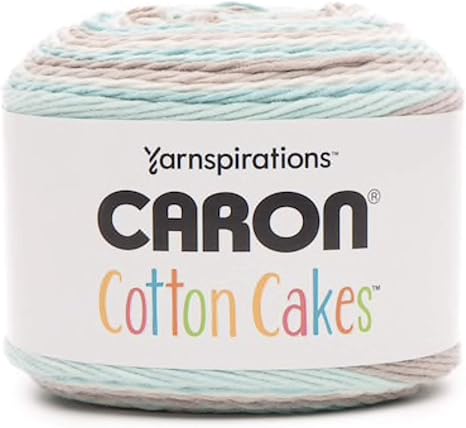 Caron Cotton Cakes Self Striping Yarn 530 Yd 485 M 8 8 Oz 250 G Beachglass Amazon Ca Home Kitchen