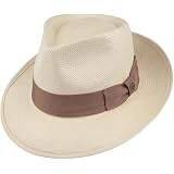 Brixton Hats Presley Straw Fedora - Tan 
