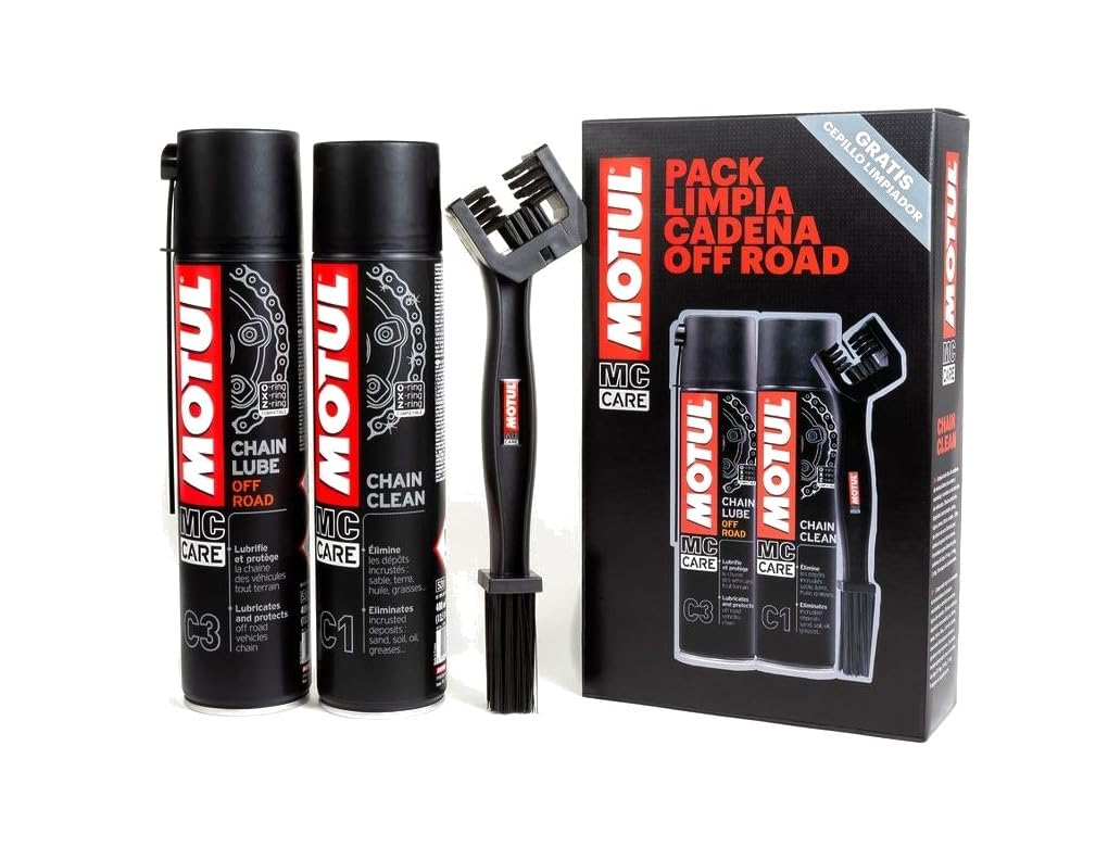 109918 - Cleaning and lubrication pack for motorcycle chains OFF ROAD (C1+C3)