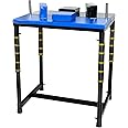 INNOLIFE Standard Arm Wrestling Battle Table, Professional Wrist Strength Training Support Plate Blue