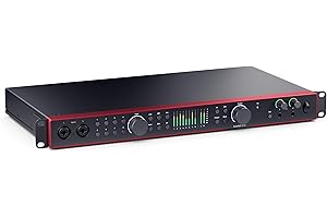 Focusrite Scarlett 18i20 4th Gen USB Audio Interface, for Multitrack Recording, Music Production and Podcasting — High-Fidelity, Studio Quality Recording, and All the Software You Need to Record