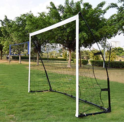 Toonshare Portable Soccer Goal, Pop Up Goal Nets with Aim Target, with Agility Training Cones, Folding Backyard Soccer Goal with All Weather Net and Portable Carrying Case for Kids & Adults Size 6x4' - Thumbnail 2