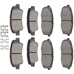 cciyu D1521 D536 Front & Rear Brake Pads For Acura