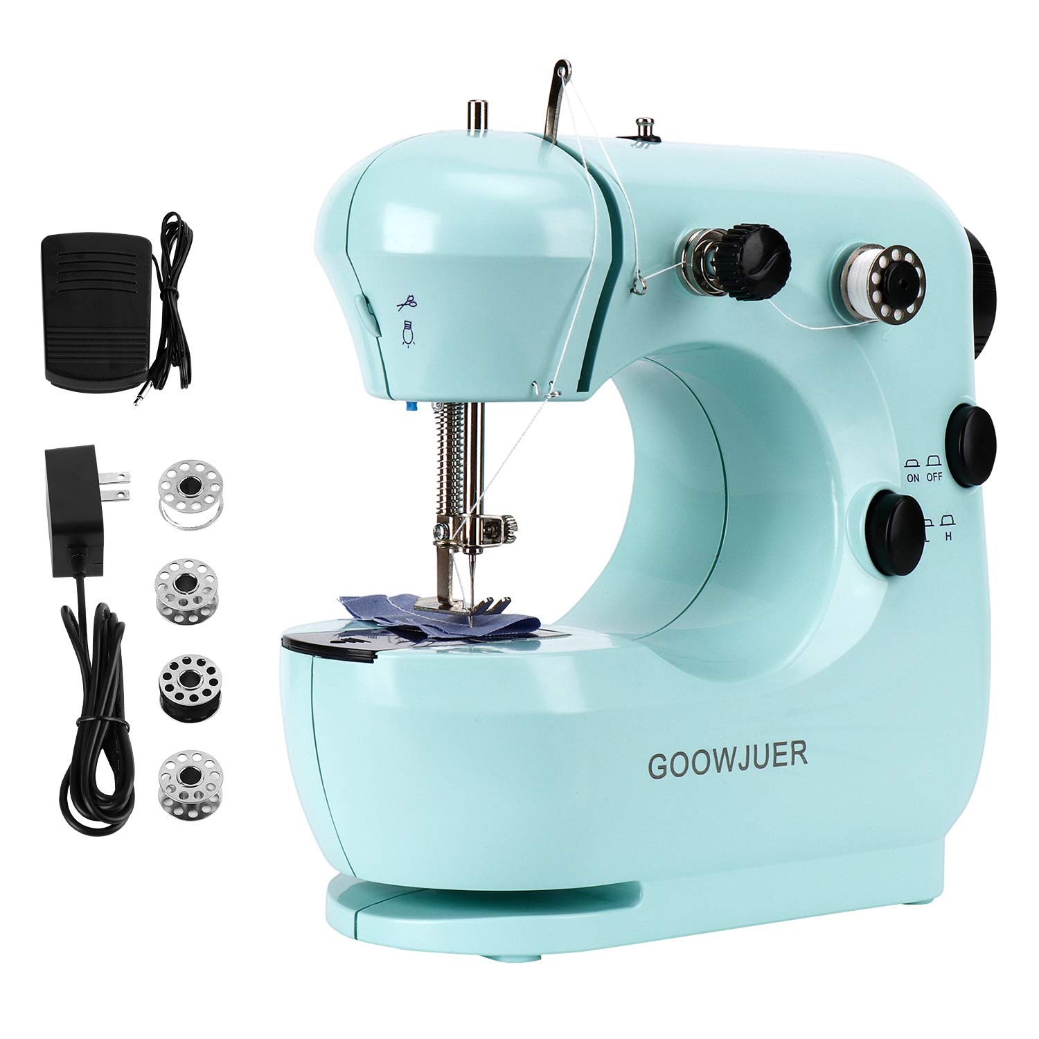 Buy GOOWJUER Portable Mini Sewing Machine,Lightweight Electric Sewing