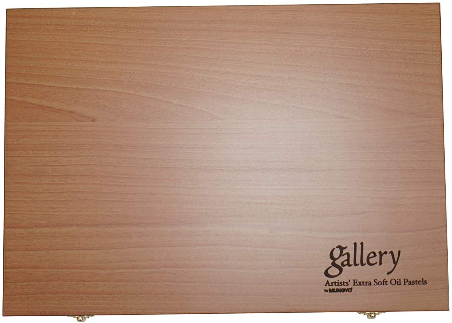 MUNGYO Gallery Professional 72-Color Soft Oil Pastel Set | Superior Blendability, Elegant Wooden Case