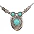 100% Turchese Naturale Gemma 925 Placcato Argento Lotto Gioielli