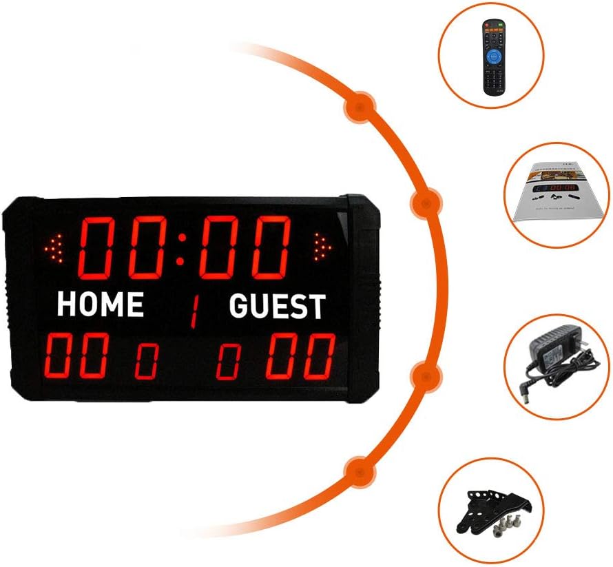 GAN XIN 14/24S - Marcador LED con trípode para Baloncesto, béisbol ...