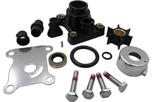 Water Pump Impeller Kit For Most Johnson/Evinrude 9.9-15 HP 2 Stroke 1976 - UP Replaces 18-3327 394711