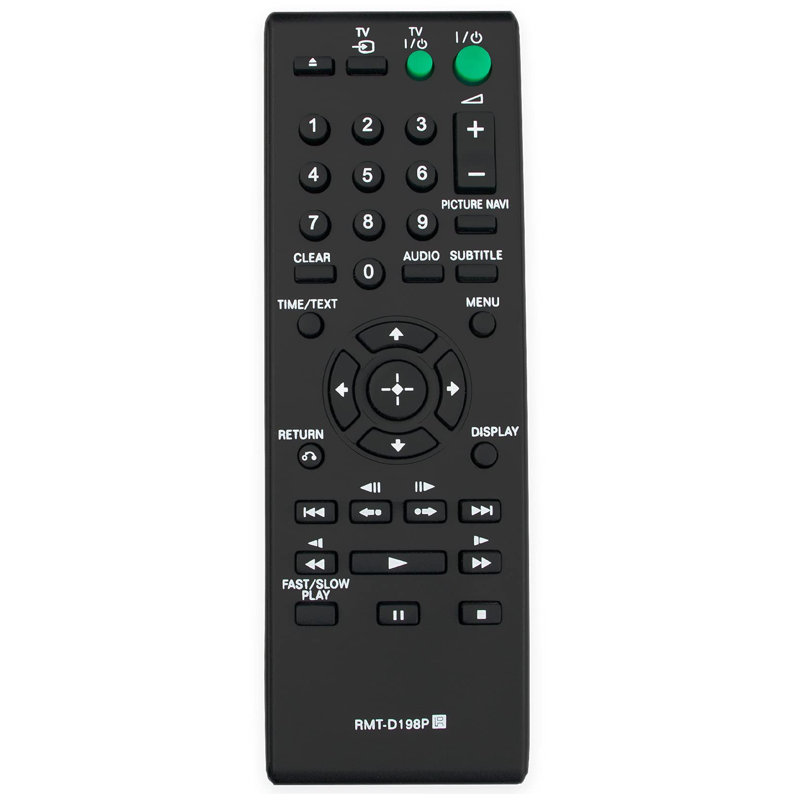 RMT-D198P Replace Remote Control - VINABTY RMTD198P Remote Control Replacement fit for SONY TV RMT D198P 148942911 A1920832A D348992 Remote Controller