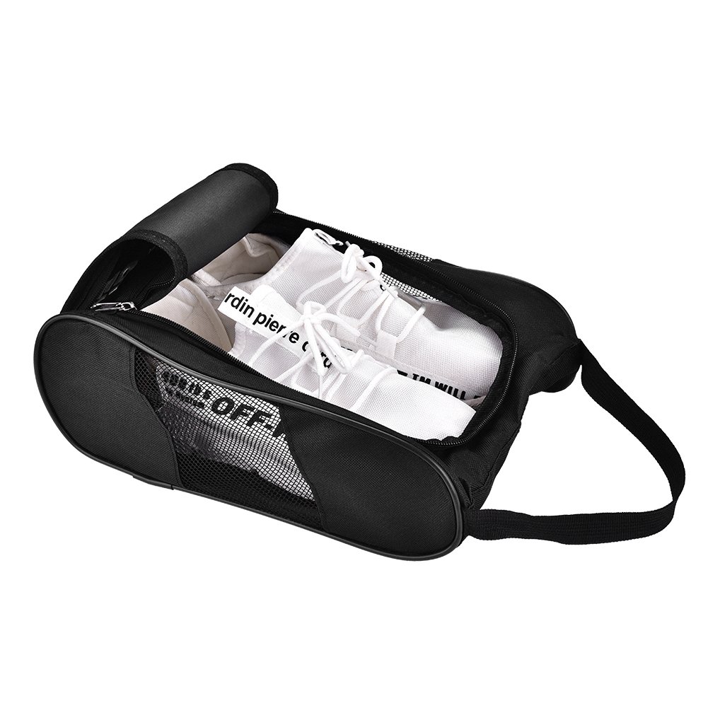 Wandisy July Summer Gifts Shoes Bag - Portable Breathable Shoes Bag Case Pocket Pouch Storage Sports Accessory 2Colors(Black)