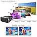 Video Projector 2600 Lumens, Ifmeyasi Mini Portable Projector for Home Movie Theater, Support Full HD 1080P, HDMI, VGA, USB, AV Compatible with Fire TV Stick Smartphone Laptop PC Tablet
