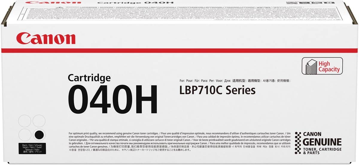 Canon CRG-040HBLK [0461C001] Canon 040 Laser Cartridge, black