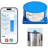 SCOTTSENSORS SC01W Smart Sensor Blue WiFi Ultrasonic Water Level Measurement IP66 Liquid Level Monitoring Sensor Controller Automatic Alarm Indicator