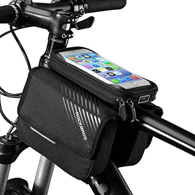 ROCKBROS Top Tube Bag Bike Phone Bag Bicycle Frame Bag Waterproof