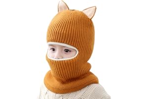 Kacota Kids Winter Hats Scarf Earflap Mask Cap Plush Skull Beanie for Boys Girls, 1-5 Years