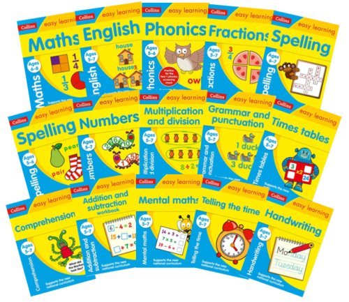 Collins Easy Learning Ages 5 7 Collection 15 Books Set Amazon Co Uk Harper Collins Books