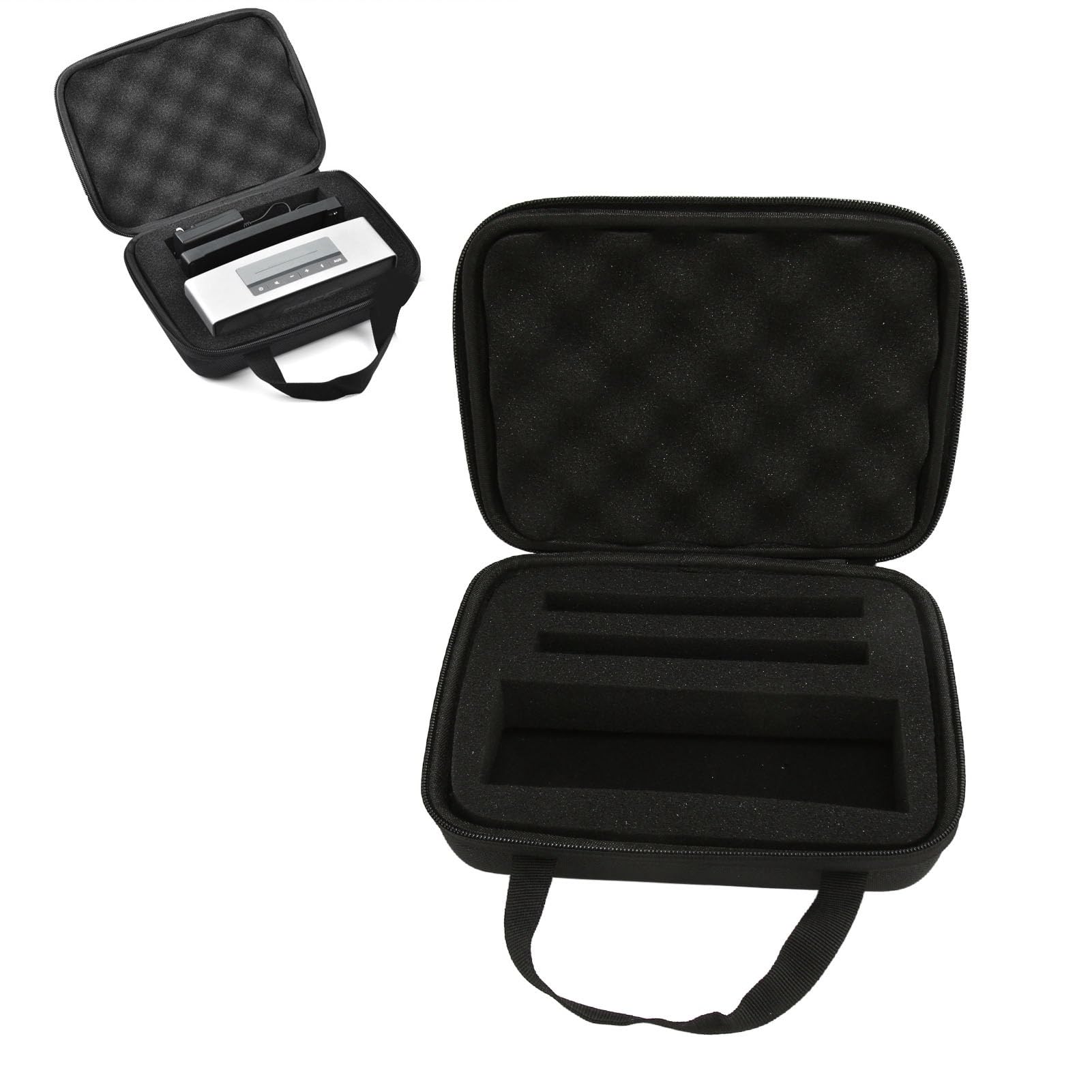 Hard Case for Bose SoundLink Mini 1 Gen 2 Gen, Portable Protective Storage Bag for Speaker, Waterproof Hard Travel Carrying Case with Soft Sponge Cushioning