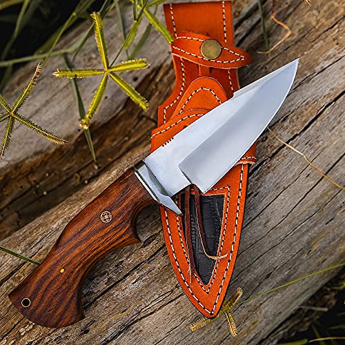 FH KNIVES 10 inch Handmade Fixed blade Hunting knife with sheath Full