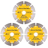 NYTiger 3 Pack 4-1/2 inch Diamond Saw Blades