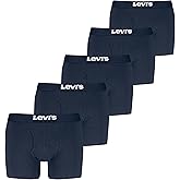 Levi's mens 5-pack Boxer Brief, Soft Cotton, Tag-free, Breathable Comfort