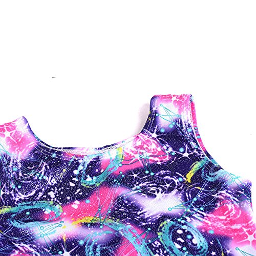 Wah Na Girls Galaxy Gymnastics Leotard For 2T,2Y-4Y,Galaxy - Thumbnail 4