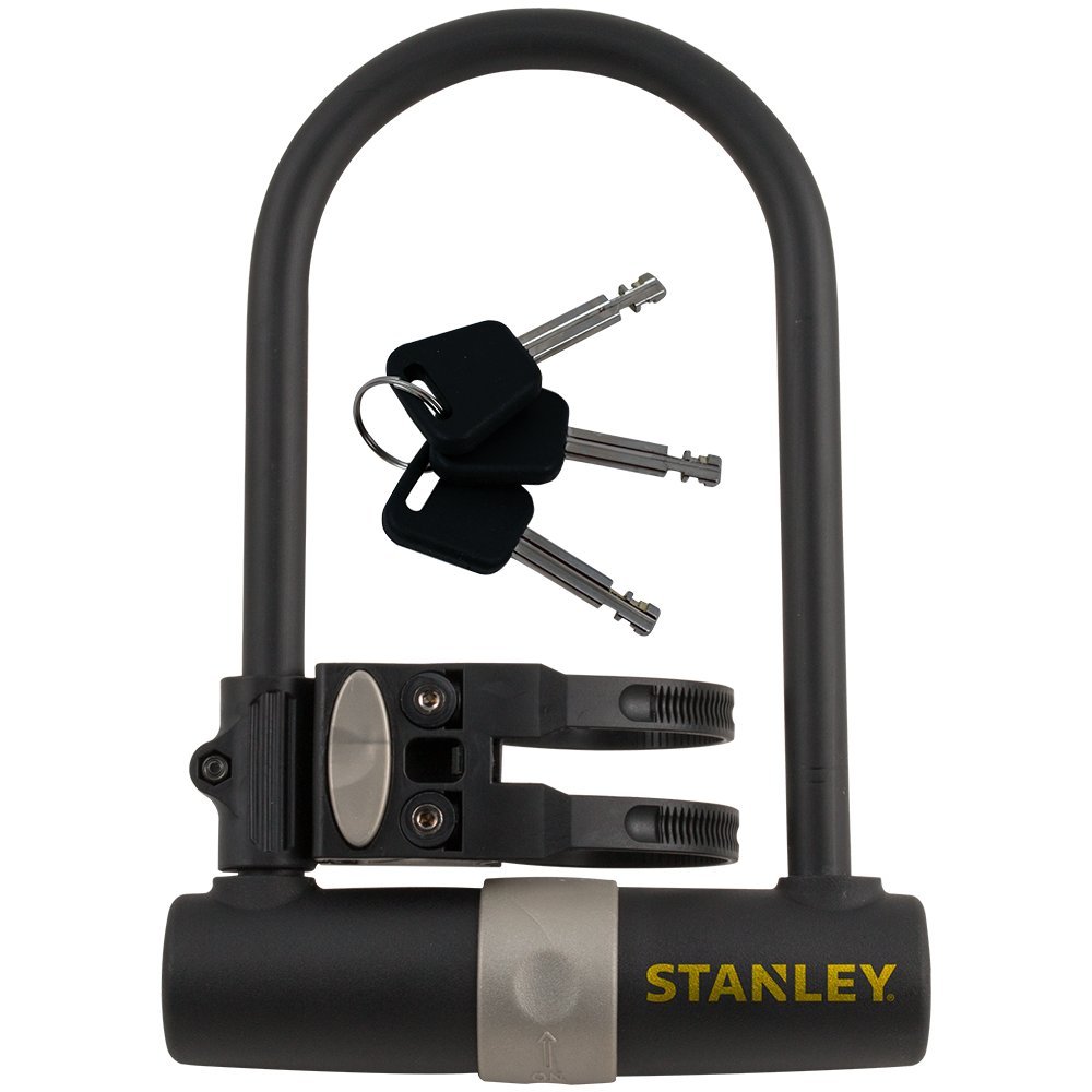 Stanley Medium U-Shape Bike Lock - Black