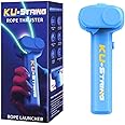 Repima Glow in The Dark Rope,Game Shooter String Toy,Glow in The Dark Loop Rope Launcher Propeller,Hand Held Novelty Fun LED,Lasso Depressurizers Propulsion,Light up Rope Game Toy Blue