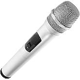 JOINPAYA 1Pcs Fake Microphone Prop: Kids 9.4x1.9 Inch ABS Microphone Prop Toy Pretend Simulate Play Pretend Costume Cosplay for Halloween Christmas Birthday Disco Party Favors