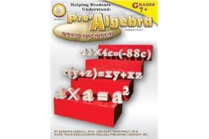 Mark Twain 7th Grade Pre Algebra Workbook, Math Book Covering Number Concepts, Variables, Operations, Integers, Square Root, Patterns, and More Mathematics, Classroom or Homeschool Curriculum