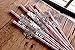 Pink and Silver Party Decorations. Snowflake Straws 10CT. Winter Onederland Birthday