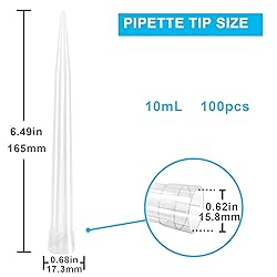 ONiLAB Pipette Tips 10mL 100 PCS Laboratory
