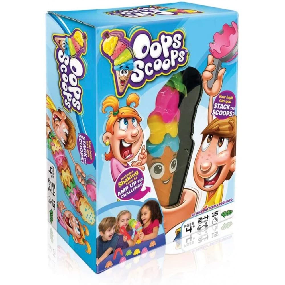 Diset Oops Scoops Ice Cream Stacking Game for Kids Aged 4+