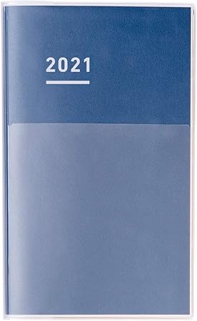 Amazon コクヨ ジブン手帳 Diary 手帳 21年 A5 スリム マンスリー ウィークリー インディゴ ニ Jcd1db 21 年 11月始まり 文房具 オフィス用品 文房具 オフィス用品
