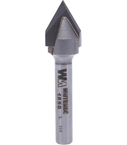 Amana Tool - 45758 Carbide Tipped V-Groove 130 Deg x 1-1/4 Dia x