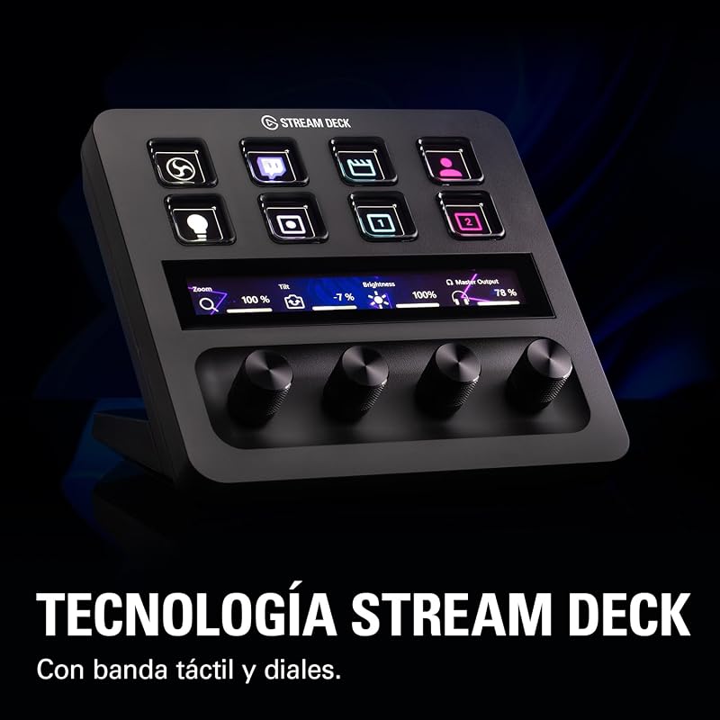 Stream Deck +, mezclador y controlador