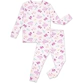 moimoln Sibling Matching 6M-8Y Soft Warm Cotton Modal Character Long Sleeve Snug-Fit Pajama Long Sleeve Sleepwear Daily