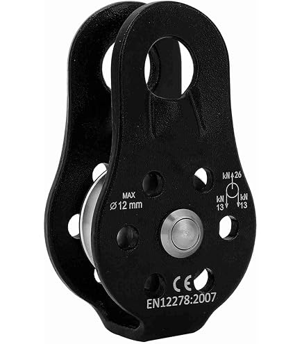 Poulie D'escalade Légère Petzl MINI Prusik - Aluminium, Taille Grande, Pour Progression Sur Corde