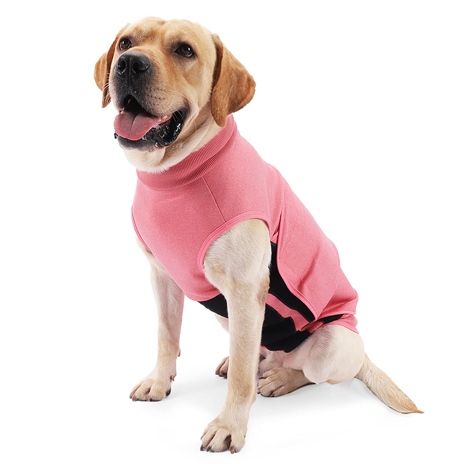 Dog Cats Anxiety Relief Vest Coat Soft Anxiety Jacket Wrap Shirt Relief Stress Fireworks Travel Thunder Keep Calming Comfort for Small Medium Large Dogs (XXXL, Pink)